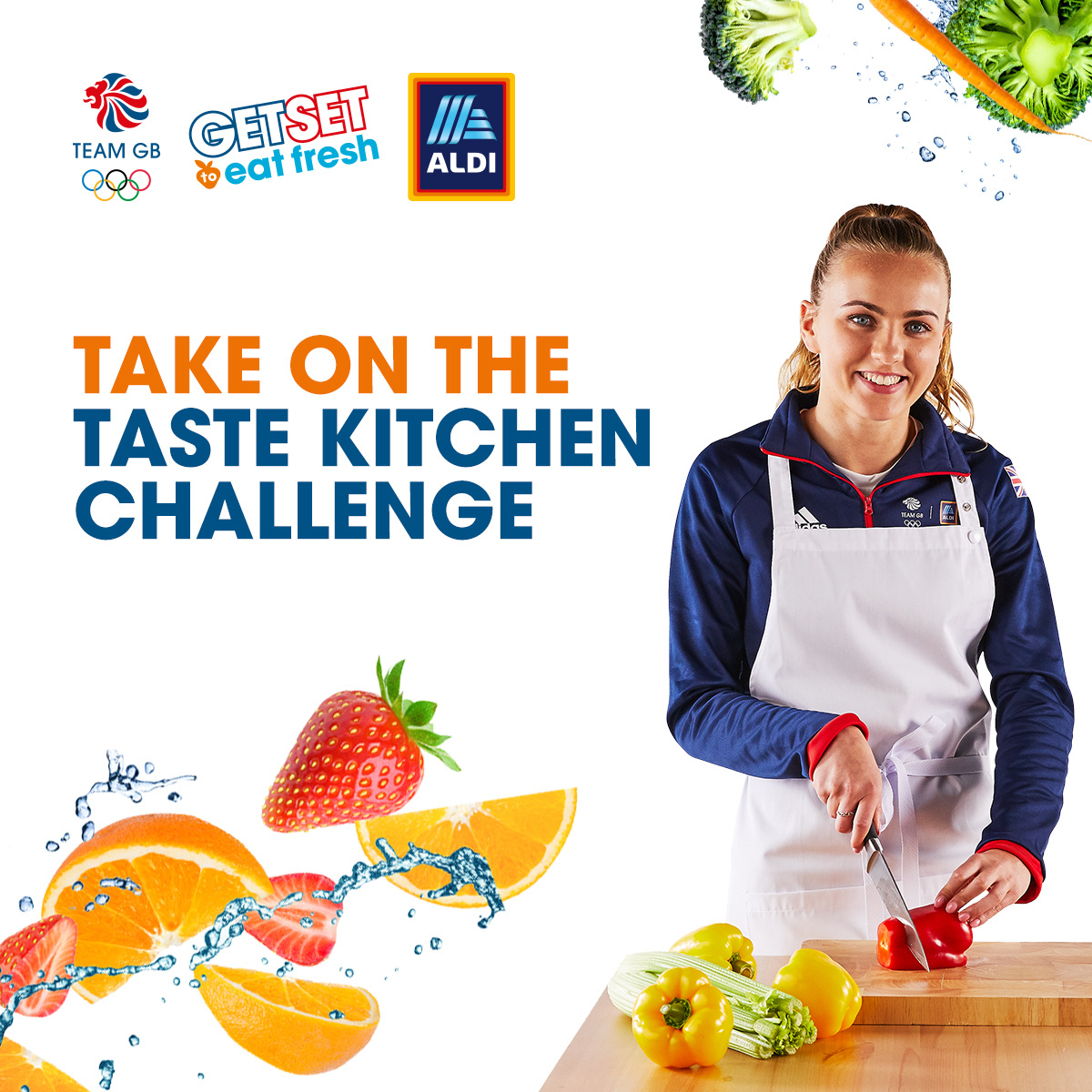Aldi recruits Team GB Athlete Ambassadors for their new Taste Kitchen Challenge