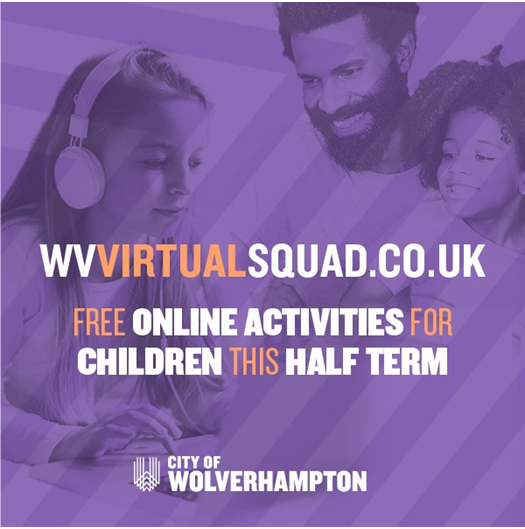 New Virtual Squad activities for youngsters this half term 