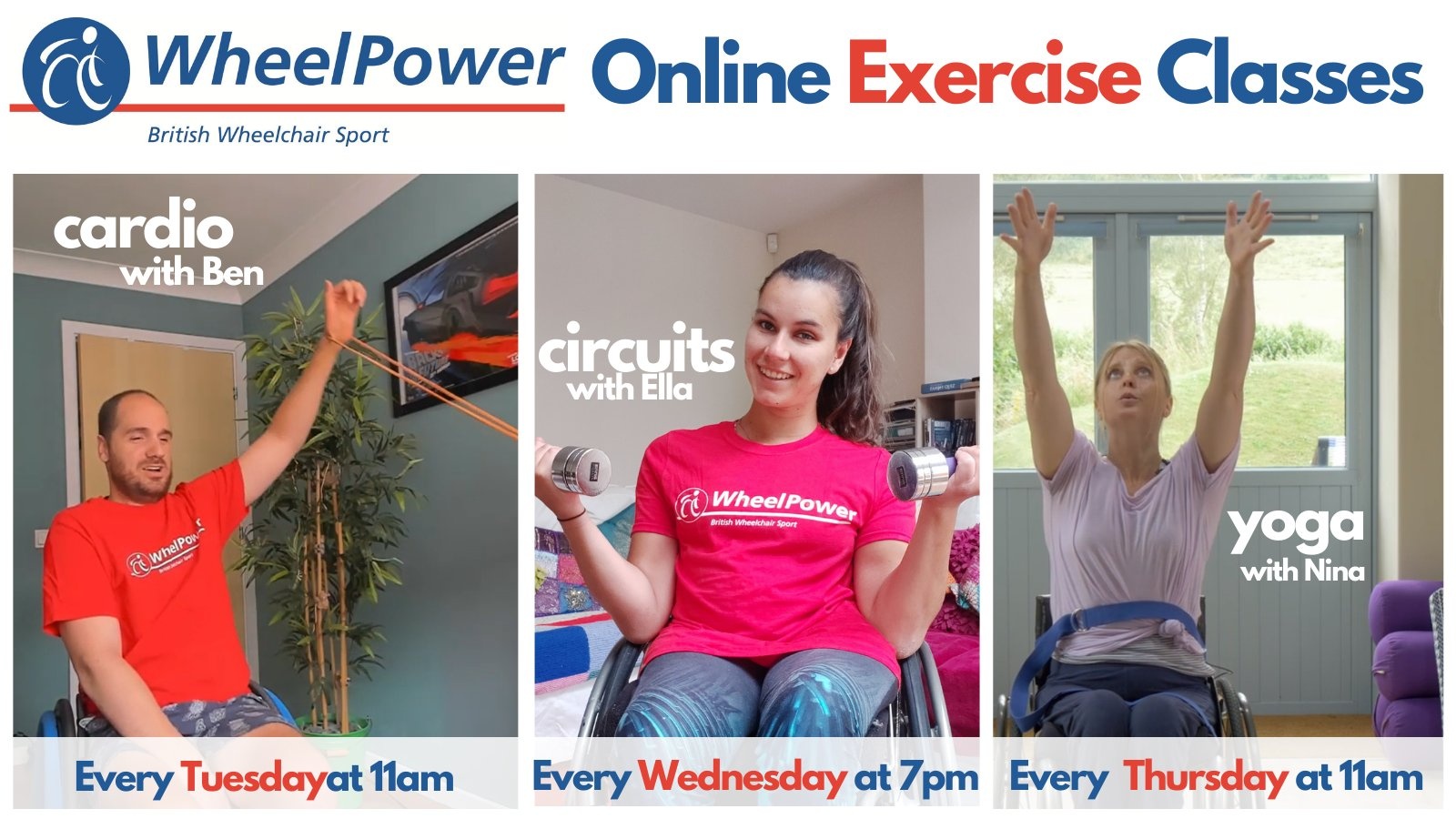 WheelPower Extends Online Exercise Programme