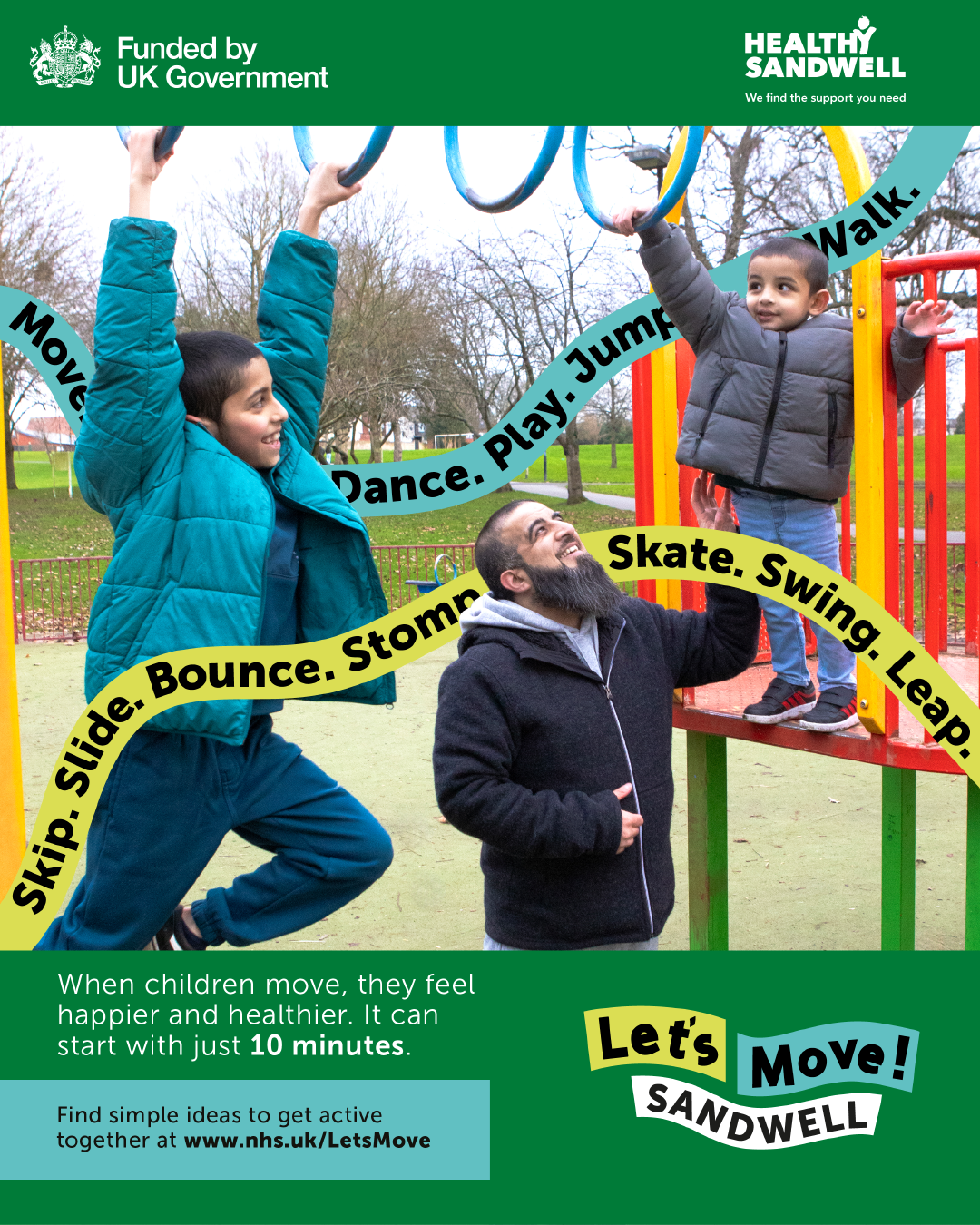 SANDWELL DAD TELLS FAMILIES “SHARED MOMENTS CREATE LIFELONG HEALTHY HABITS” AS LET’S MOVE CAMPAIGN LAUNCHES