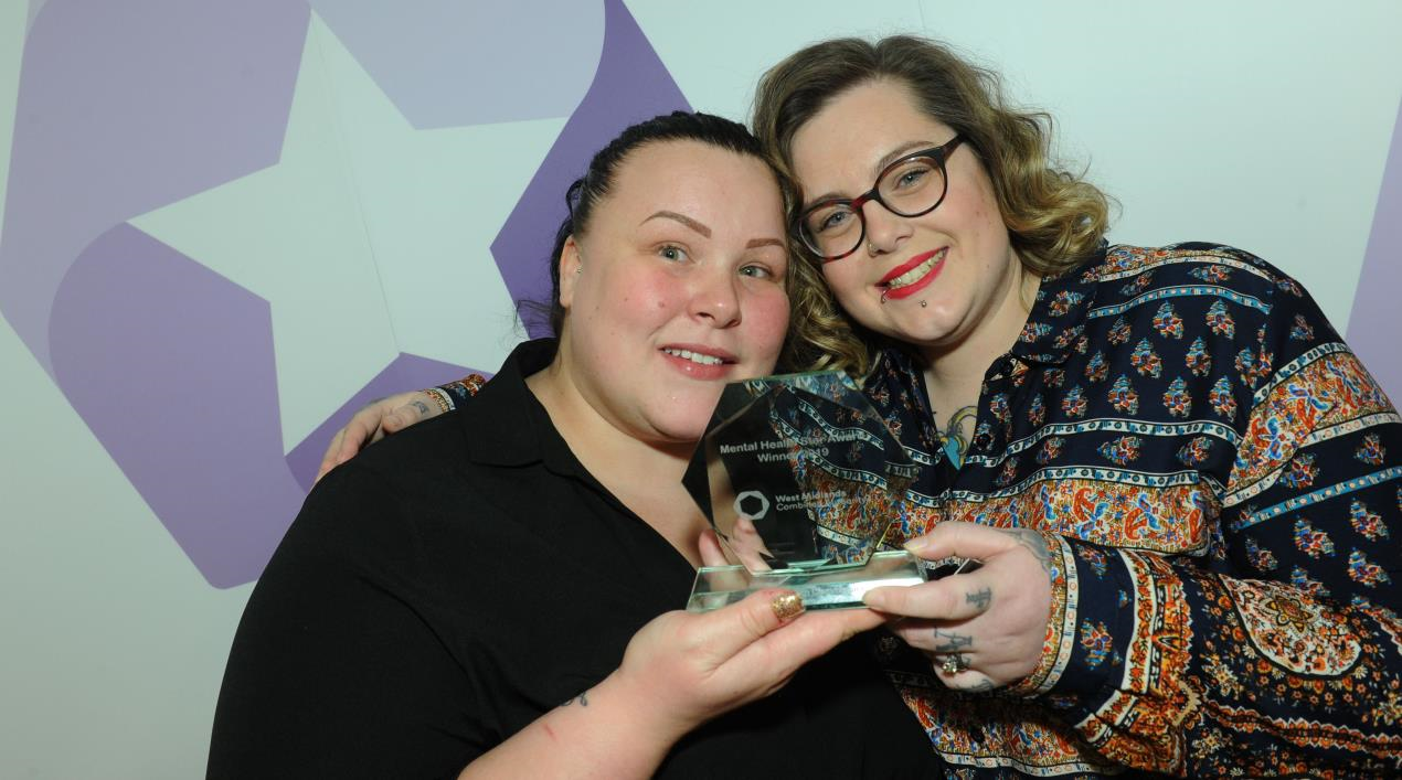 Take the time to ask people about their wellbeing, say two West Midlands students who won mental health award