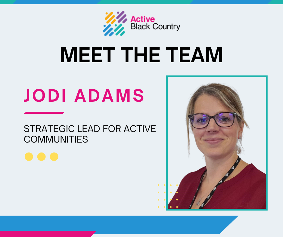Meet the Team, Jodi Adams, Strategic Lead for Active Communities