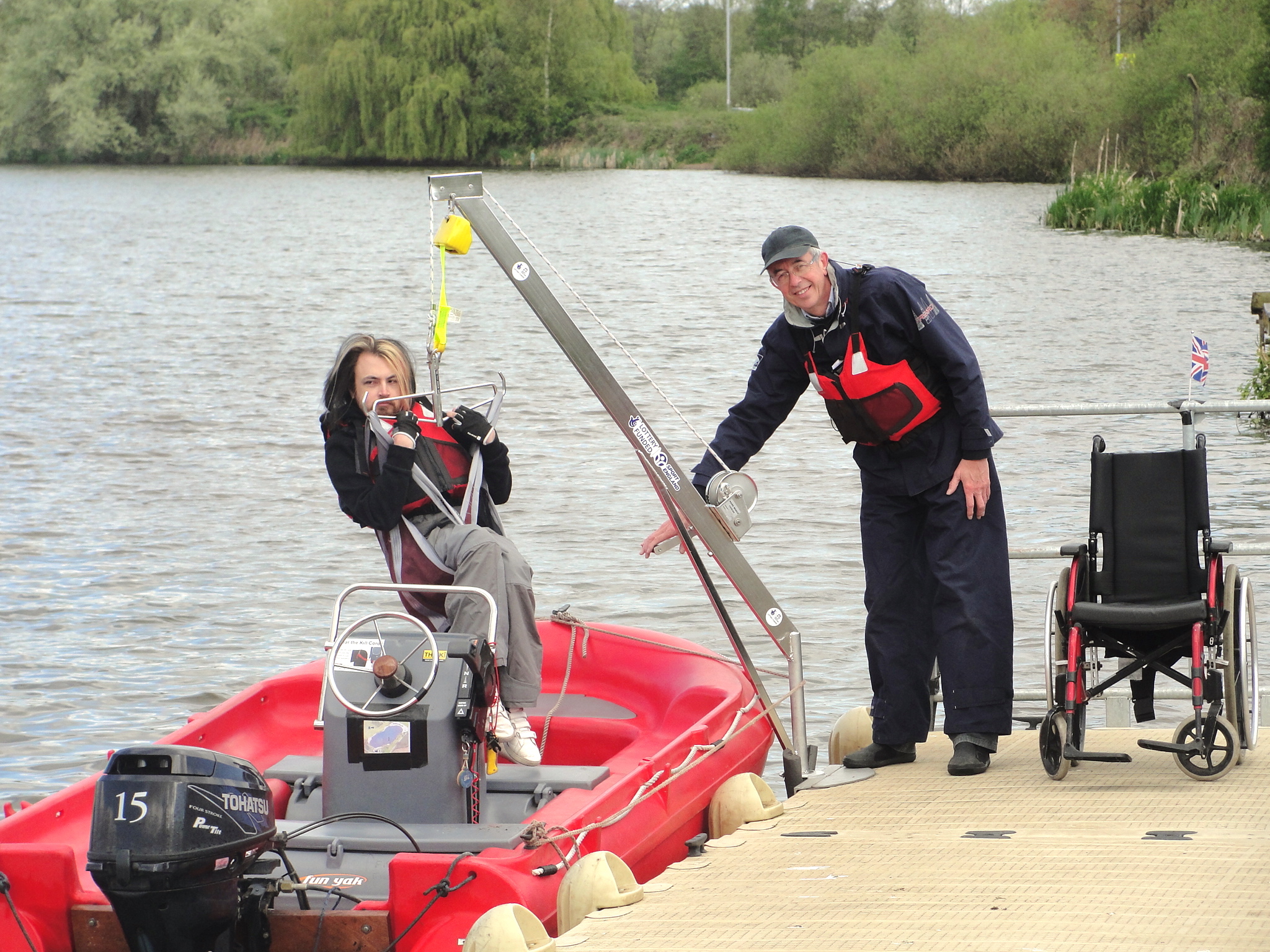 Aldridge welcomes new £37,000 Disabled Sailing Facilities as Free Sailing Continues