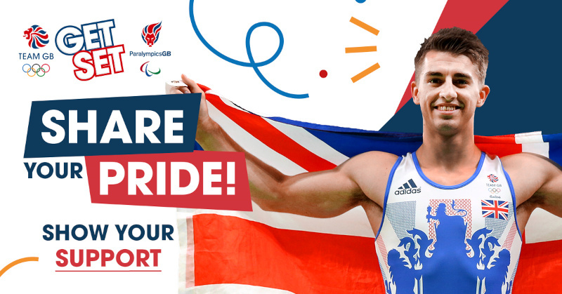Back our athletes this summer with the Share Your Pride programme from Team GB and ParalympicsGB