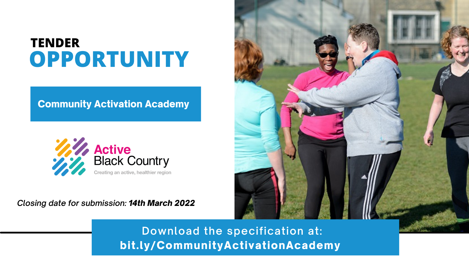 Community Activation Academy Tender Opportunity