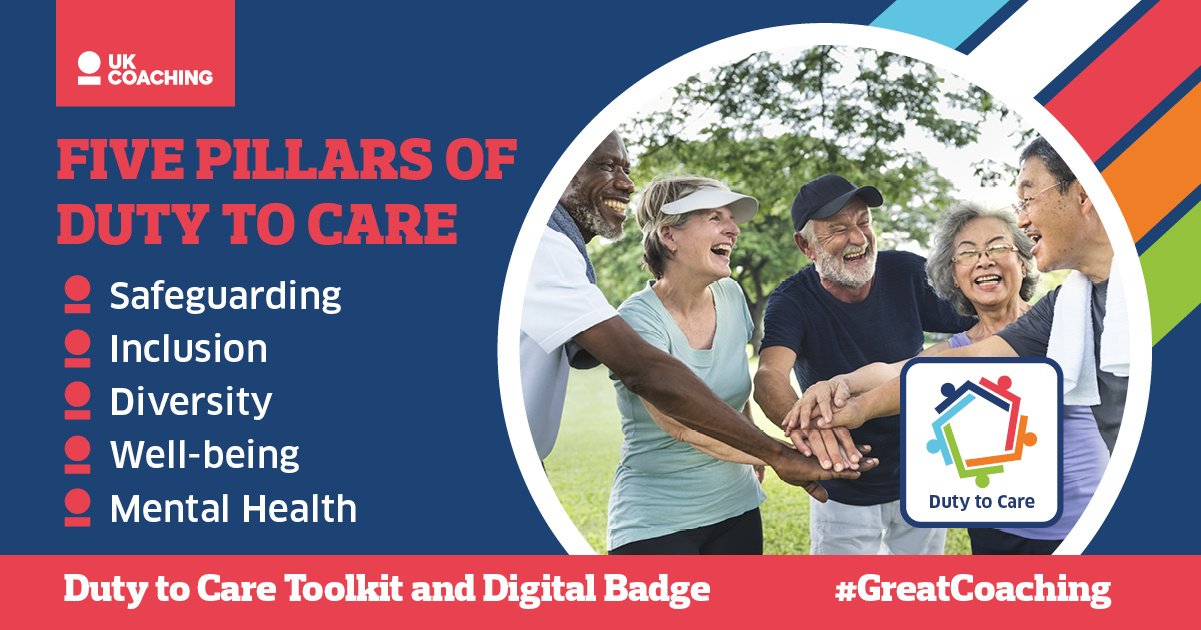 UK Coaching cares: New toolkit and digital badge to facilitate #GreatCoaching