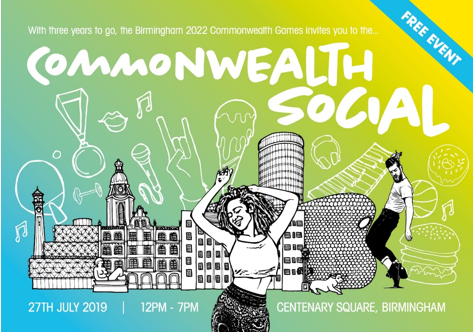 BIRMINGHAM 2022 CELEBRATES THREE YEARS TO GO WITH THE COMMONWEALTH SOCIAL