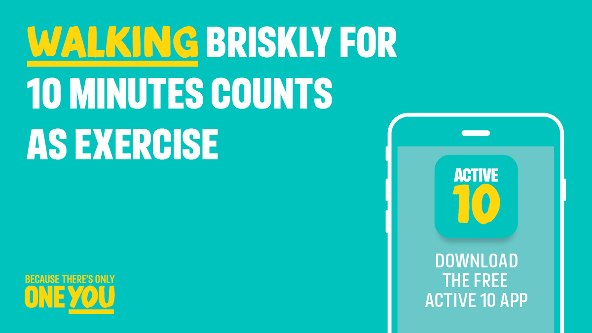 Active 10 app helps Adults get Active this Summer