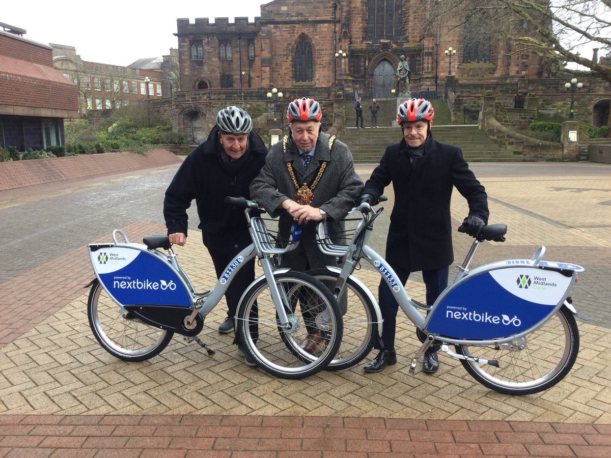 Bike share trial starts in Wolverhampton