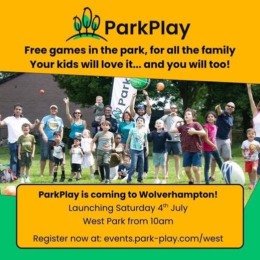 ParkPlay launches FREE weekly activity sessions in West Park, Wolverhampton