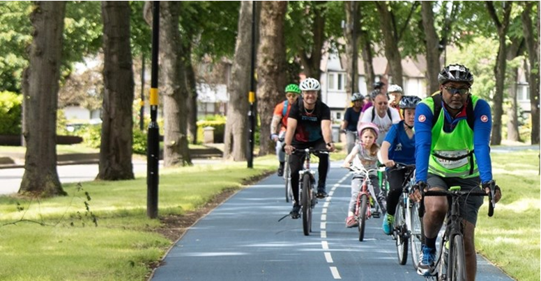 £15 million funding for more than 30 miles of new cycle routes